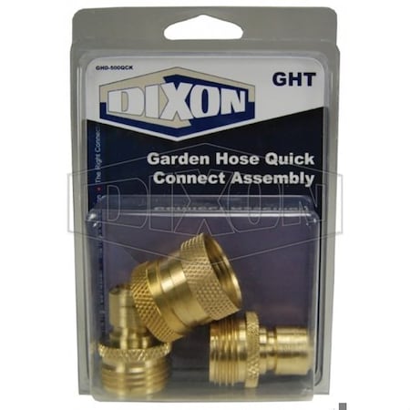 Dixon GARDEN HOSE DISPLAY-500QCK BRASS GHD-500QCK